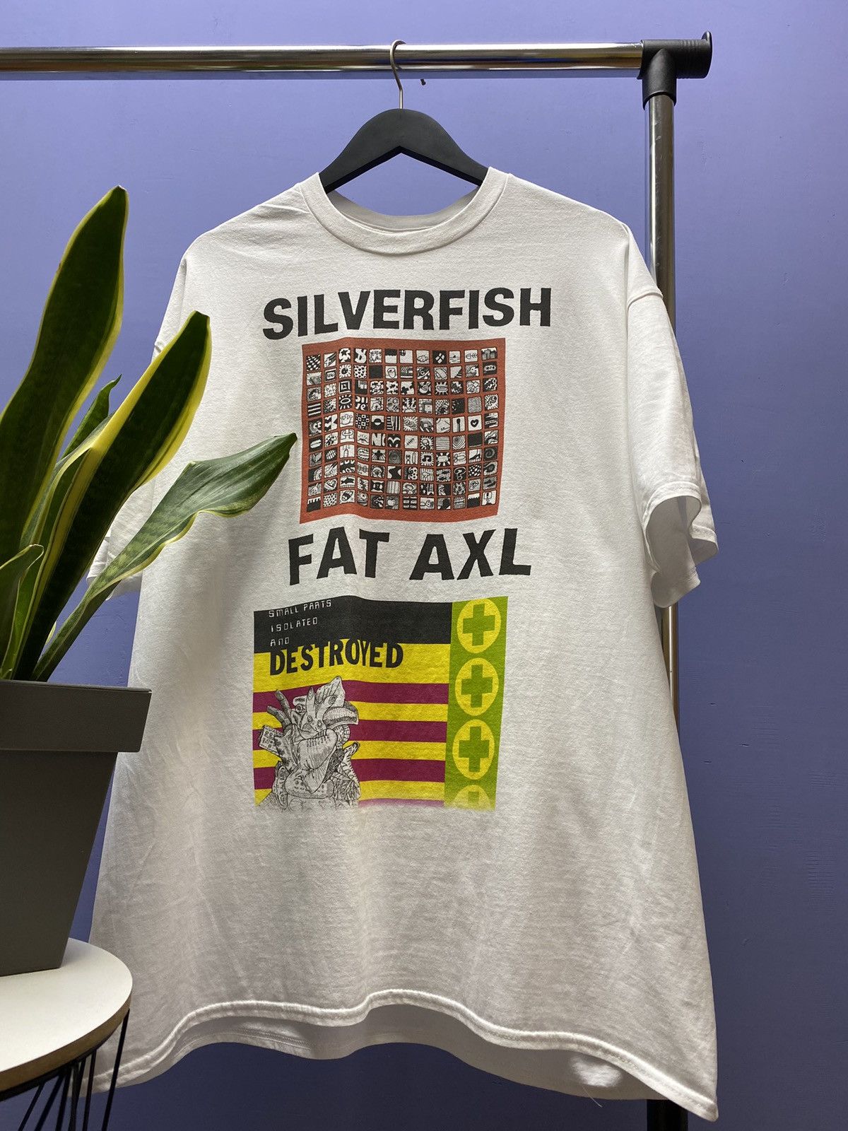 Band Tees Silverfish Fat AXL Album Promo Band T Shirt Size US XXL / EU 58 / 5 - 4 Thumbnail