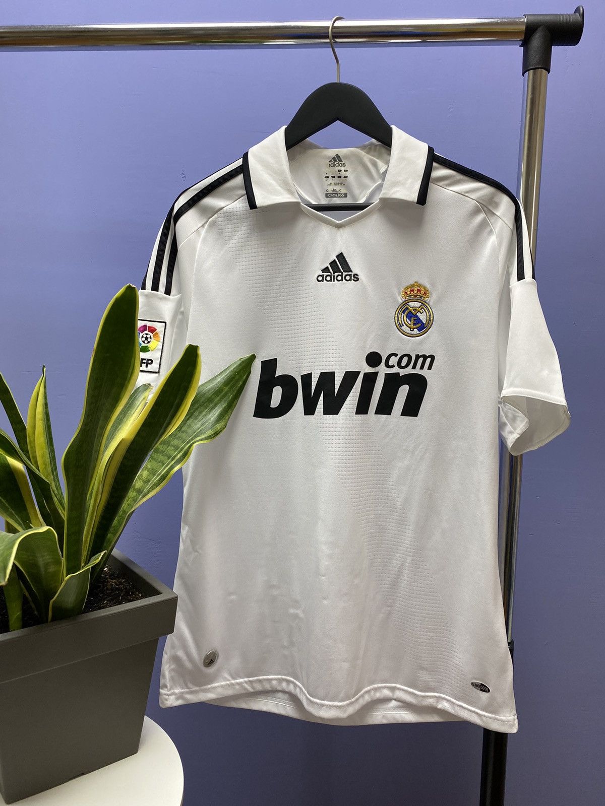 Pre-owned Adidas X Real Madrid 2008 2009 Home Soccer Jersey Football Shirt In White