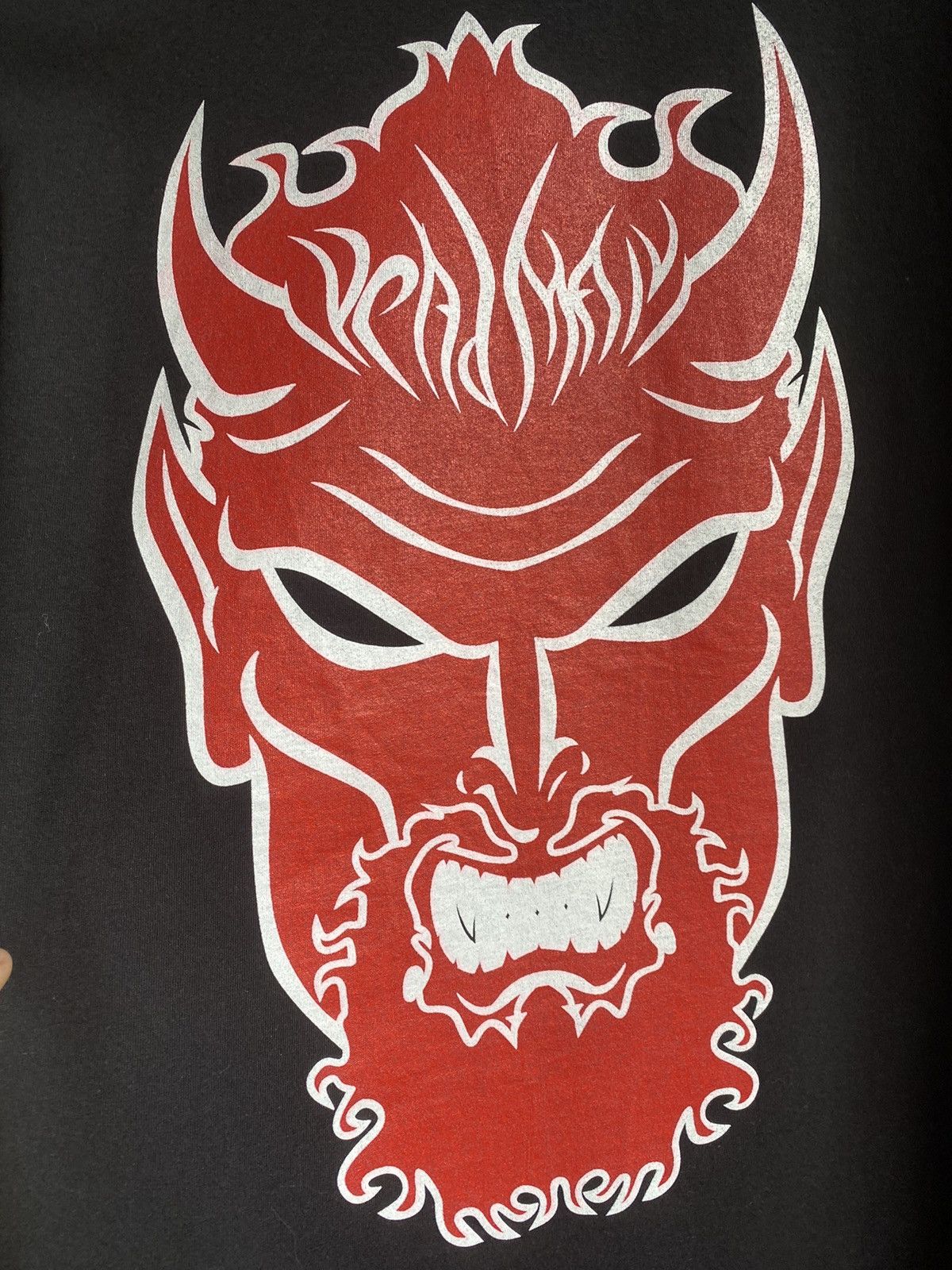 WWE Vintage Red Big Evil Devil Undertaker Wrestling T Shirt Size US L / EU 52-54 / 3 - 5 Thumbnail