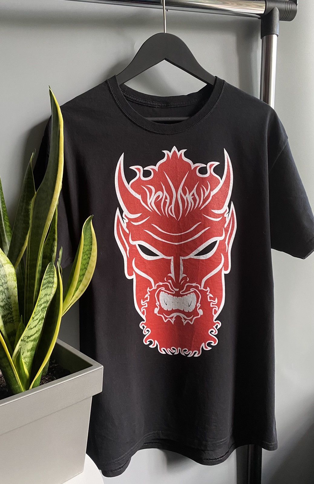 WWE Vintage Red Big Evil Devil Undertaker Wrestling T Shirt Size US L / EU 52-54 / 3 - 3 Thumbnail
