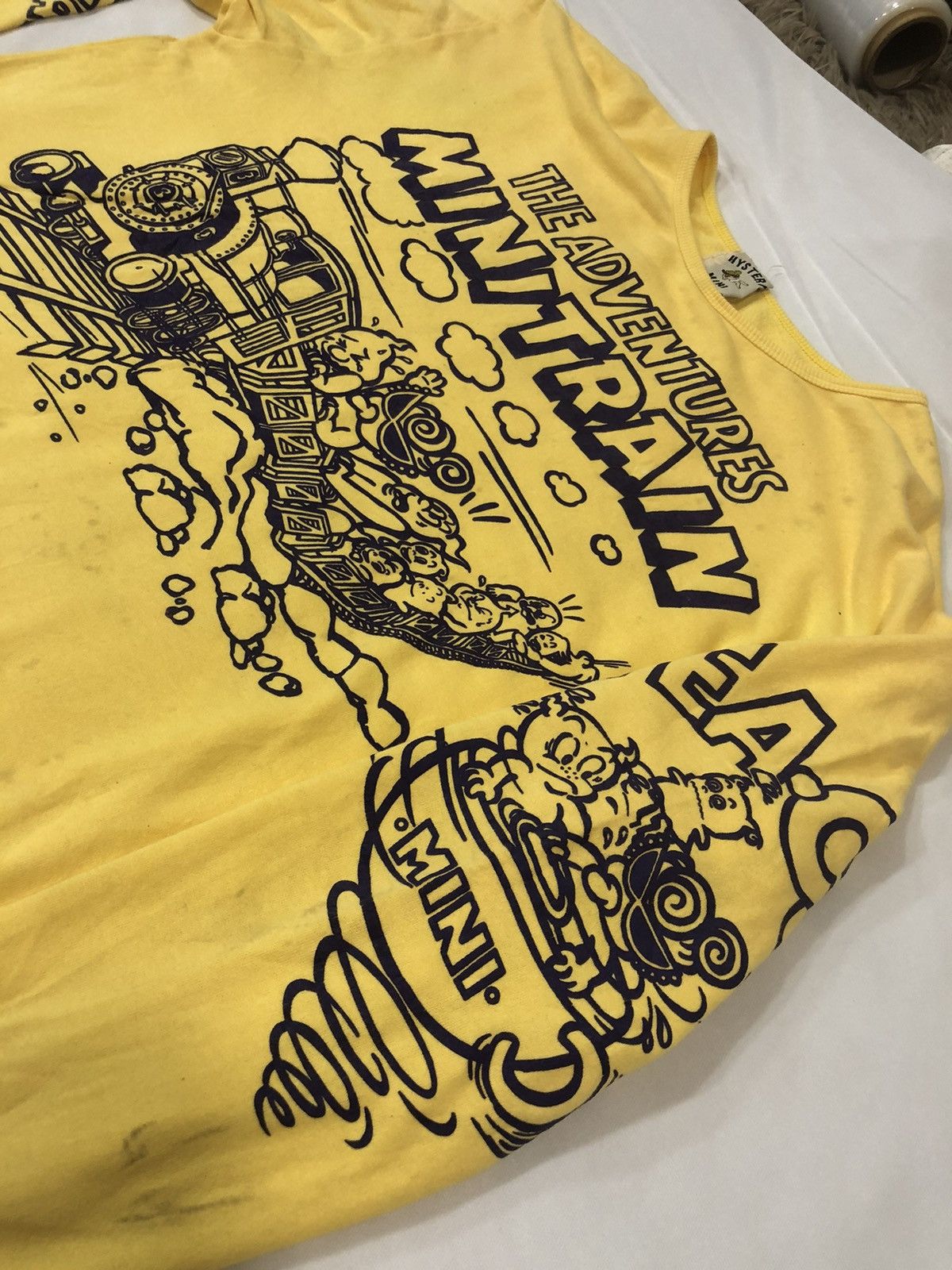 Hysteric Glamour × Vintage Rare Hysteric Glamour Advantures Minitrain tee Size M / US 6-8 / IT 42-44 - 14 Thumbnail