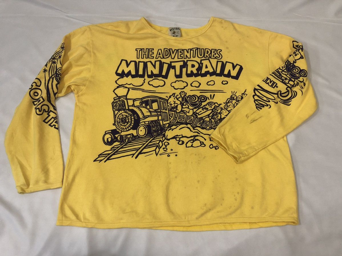 Hysteric Glamour × Vintage Rare Hysteric Glamour Advantures Minitrain tee Size M / US 6-8 / IT 42-44 - 3 Thumbnail