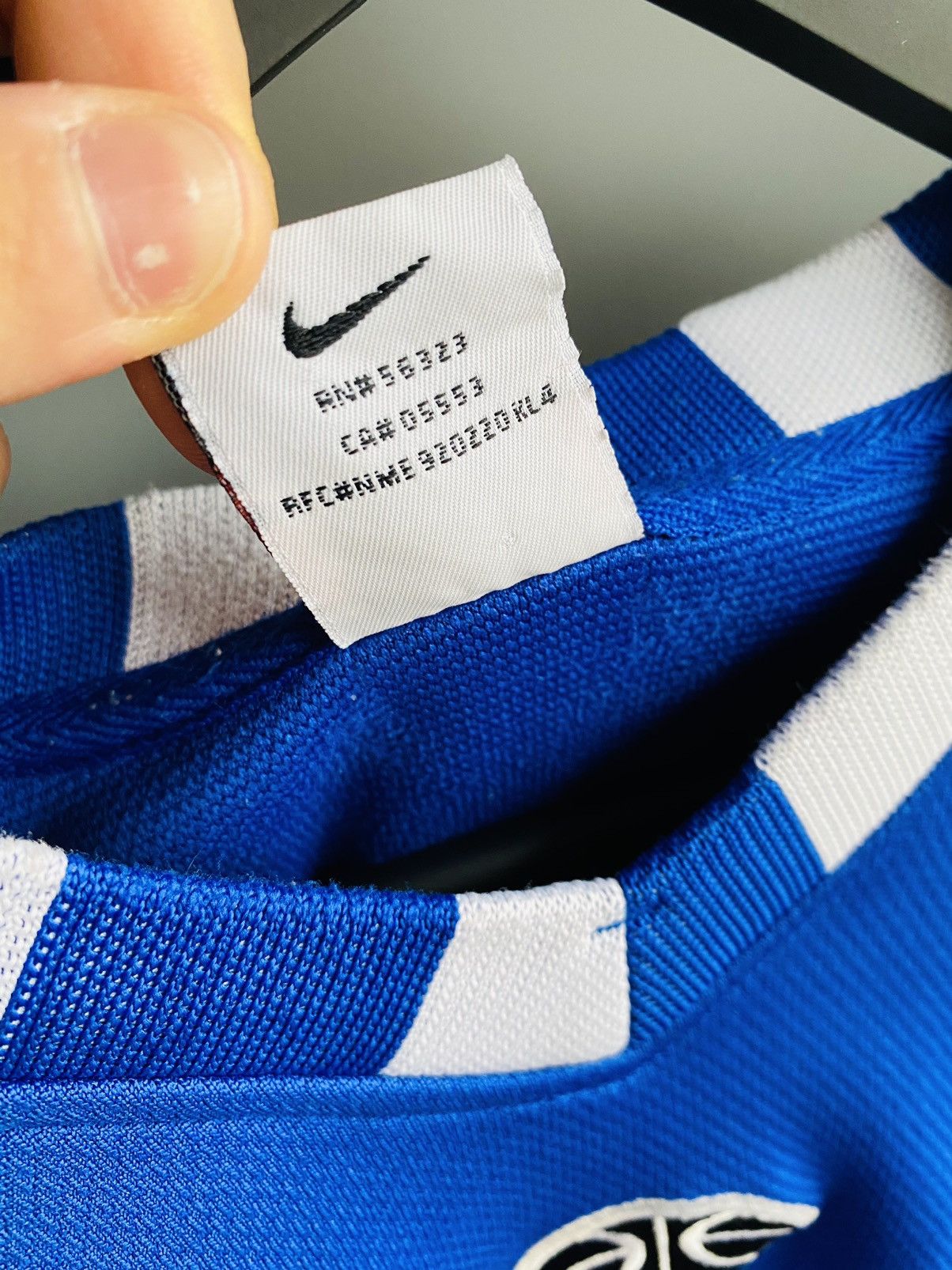 Nike × Vintage Vintage 90s Nike the “Swoosh Brand” Basketball jersey Size US L / EU 52-54 / 3 - 6 Thumbnail