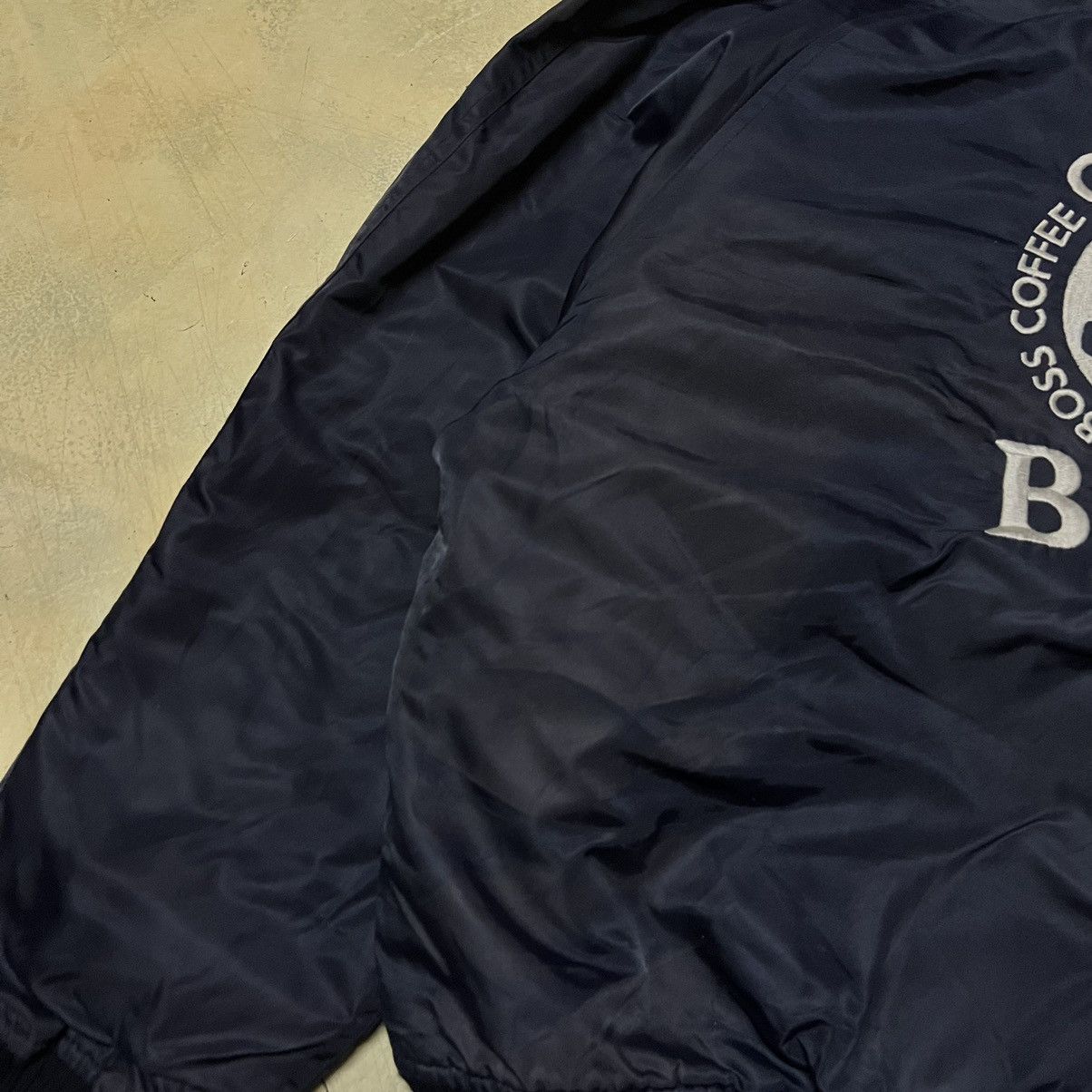 Japanese Brand Vintage Suntory Boss Coffee Bomber Jacket Size US L / EU 52-54 / 3 - 21 Thumbnail