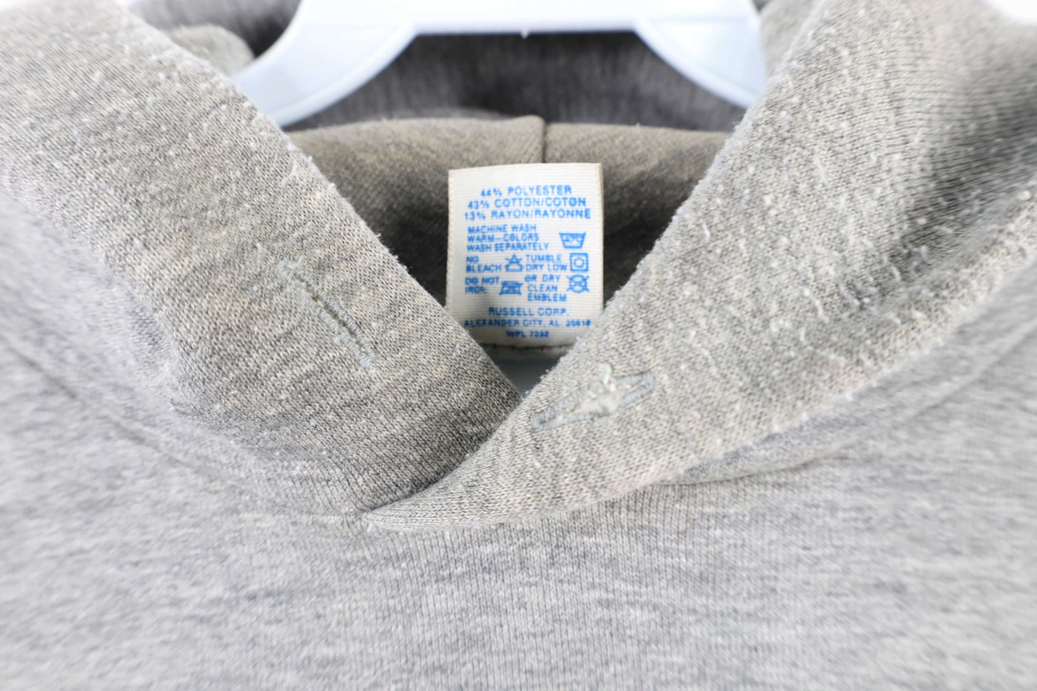 Russell Athletic × Vintage Vintage 80s Russell Athletic Triblend Hoodie Sweatshirt USA Size US M / EU 48-50 / 2 - 5 Thumbnail