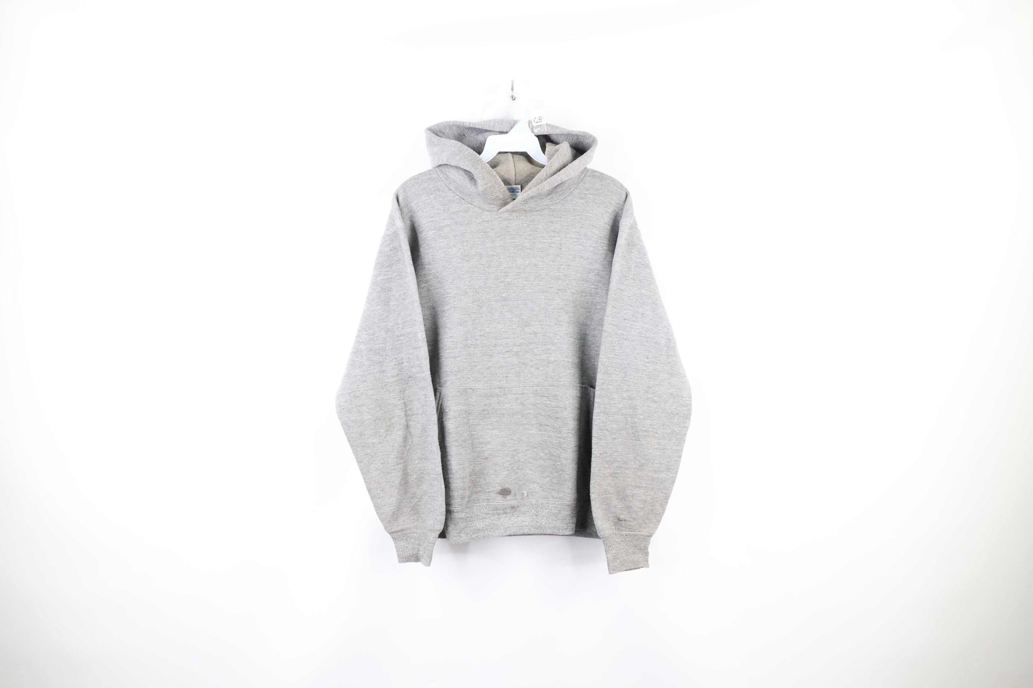 Russell Athletic × Vintage Vintage 80s Russell Athletic Triblend Hoodie Sweatshirt USA Size US M / EU 48-50 / 2 - 1 Thumbnail