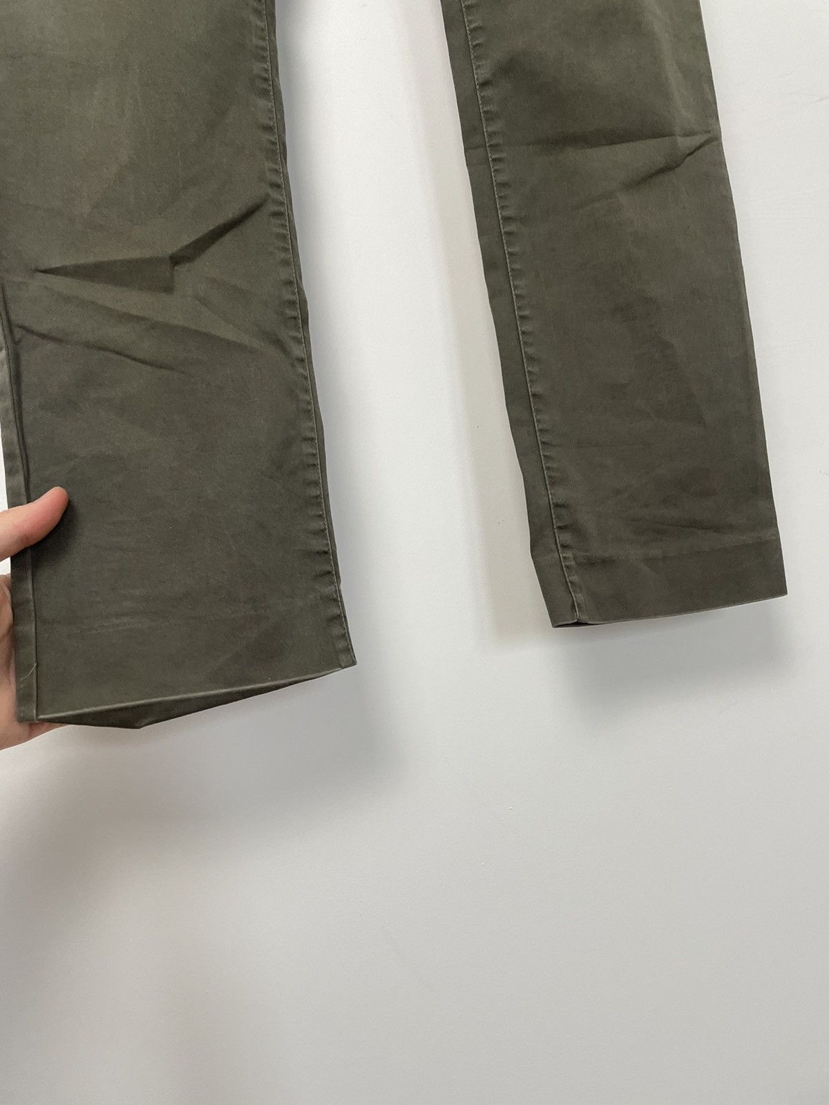 Acne Studios Acne Studios Olive Slim Fit Chino Pants Designer Streetwear Size US 34 / EU 50 - 6 Thumbnail