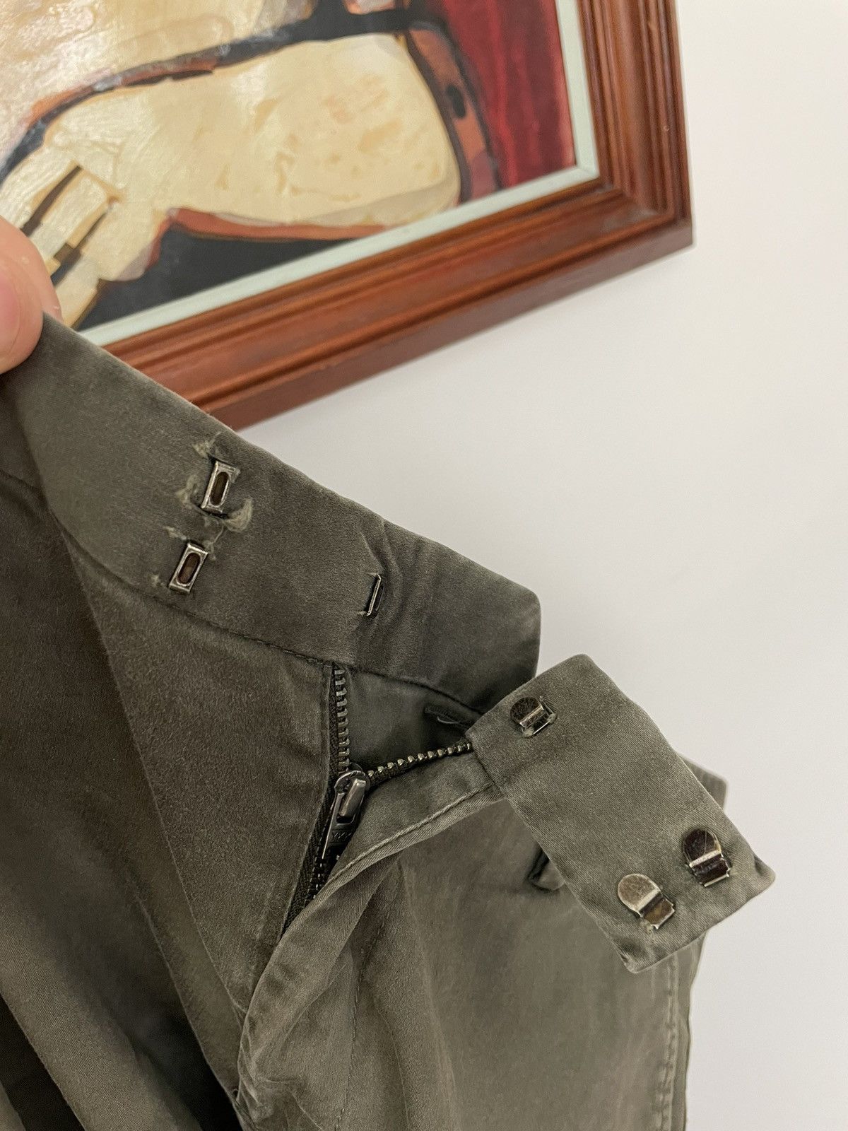 Acne Studios Acne Studios Olive Slim Fit Chino Pants Designer Streetwear Size US 34 / EU 50 - 5 Thumbnail