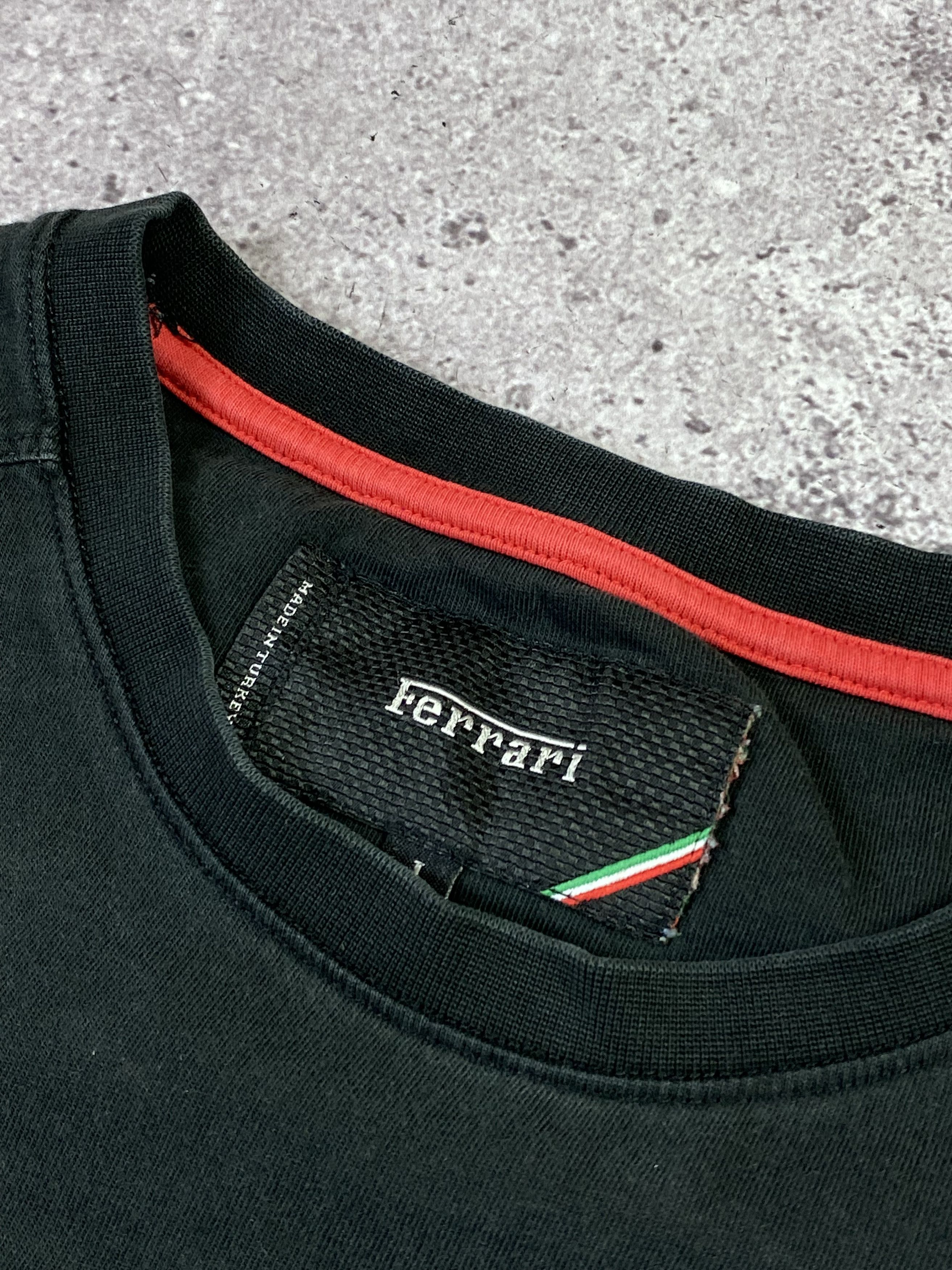 Ferrari × Formula 1 Ferrari Black T Shirt Evolution Of Logo Formula Uno Nascar Size US L / EU 52-54 / 3 - 3 Thumbnail