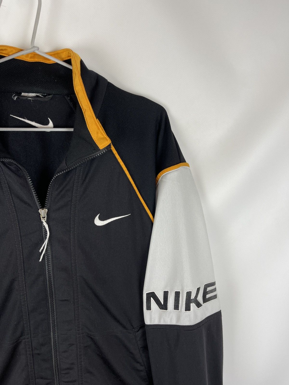 Nike Nike vintage 90s logo swoosh embroidered track top jacket Size US M / EU 48-50 / 2 - 8 Thumbnail