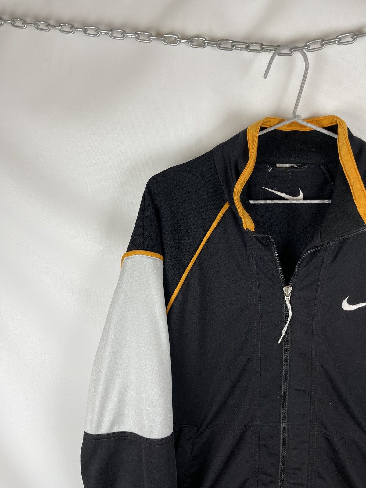 Nike Nike vintage 90s logo swoosh embroidered track top jacket Size US M / EU 48-50 / 2 - 2 Thumbnail