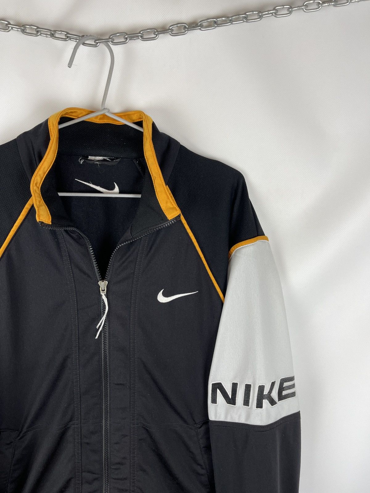 Nike Nike vintage 90s logo swoosh embroidered track top jacket Size US M / EU 48-50 / 2 - 3 Thumbnail