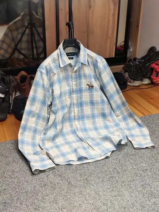 Ralph Lauren Lauren Ralph Lauren Checkered Cotton Logo men's Shirt Size US L / EU 52-54 / 3 - 10 Thumbnail