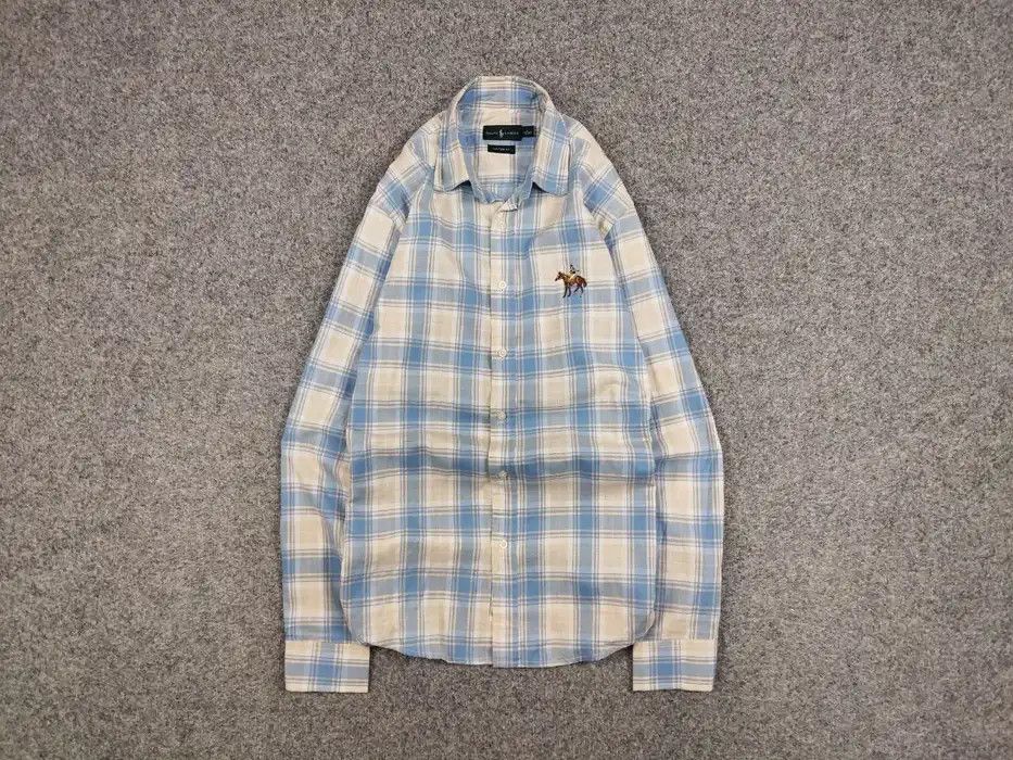 Ralph Lauren Lauren Ralph Lauren Checkered Cotton Logo men's Shirt Size US L / EU 52-54 / 3 - 1 Thumbnail