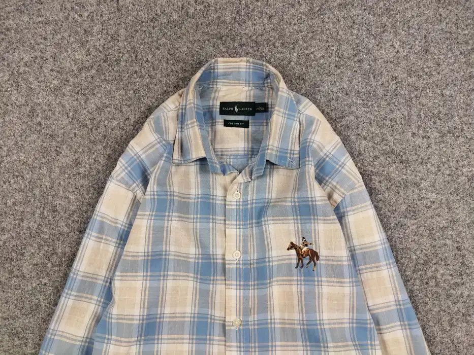 Ralph Lauren Lauren Ralph Lauren Checkered Cotton Logo men's Shirt Size US L / EU 52-54 / 3 - 3 Thumbnail