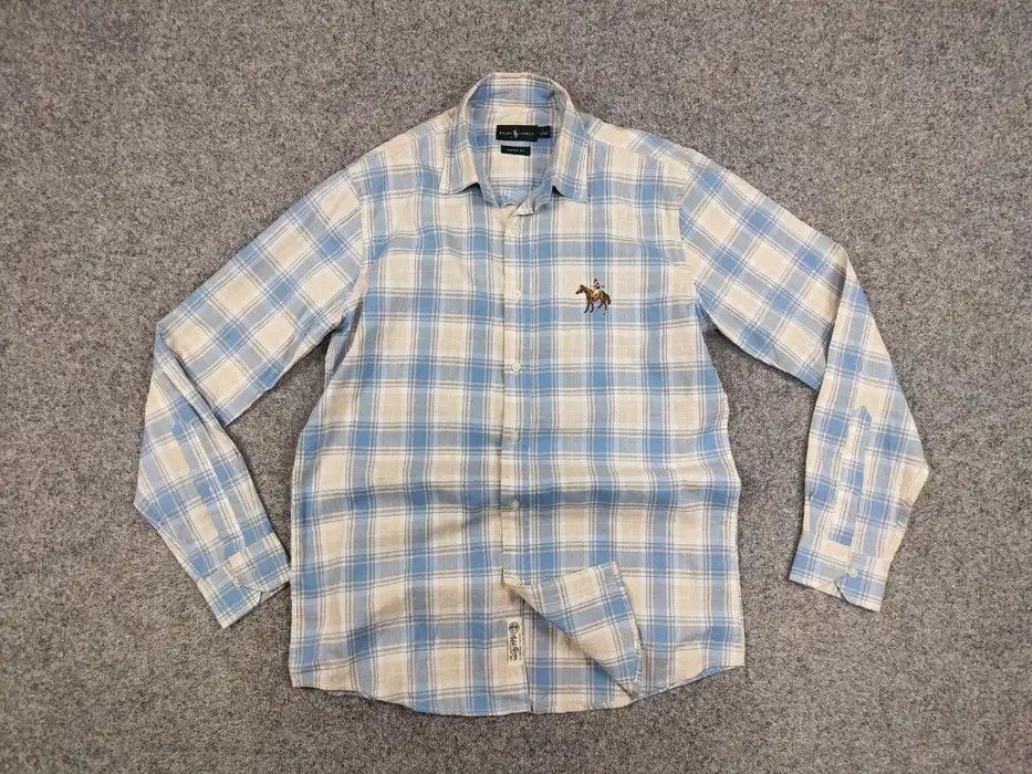 Ralph Lauren Lauren Ralph Lauren Checkered Cotton Logo men's Shirt Size US L / EU 52-54 / 3 - 6 Thumbnail