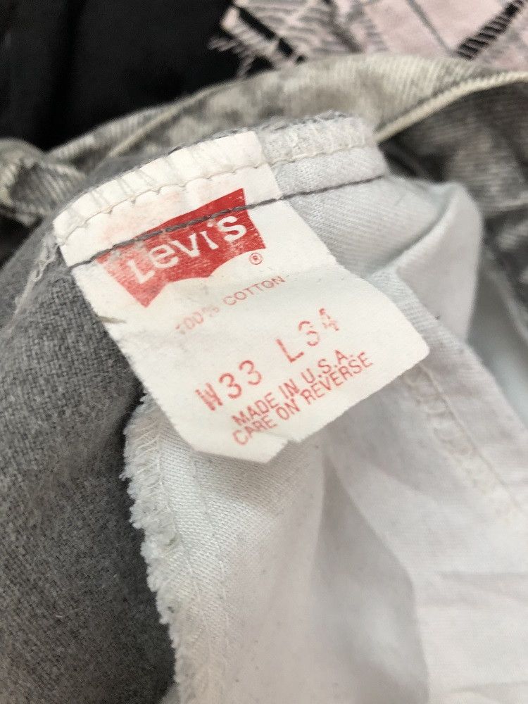Levi's × Vintage Vintage 80s Levi's 550 Black Tab Usa Acid Wash Denim Jeans Size US 32 / EU 48 - 20 Thumbnail