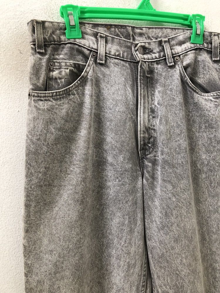 Levi's × Vintage Vintage 80s Levi's 550 Black Tab Usa Acid Wash Denim Jeans Size US 32 / EU 48 - 2 Thumbnail
