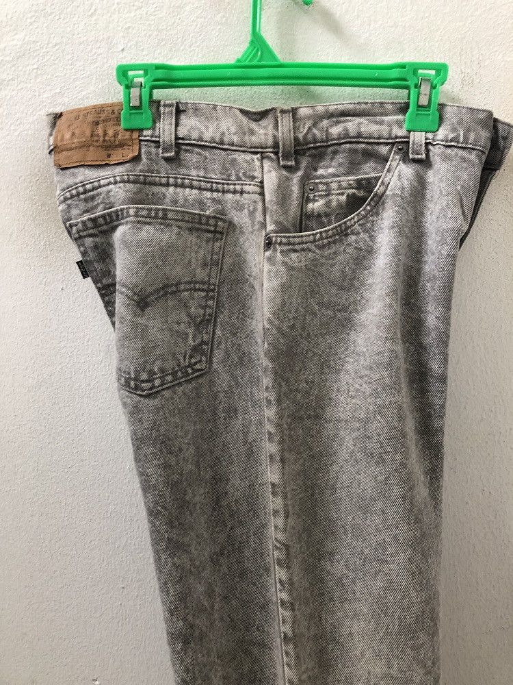 Levi's × Vintage Vintage 80s Levi's 550 Black Tab Usa Acid Wash Denim Jeans Size US 32 / EU 48 - 17 Thumbnail