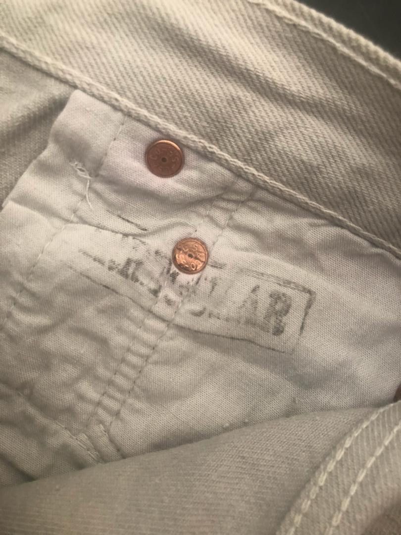 Vintage 80s 90s Levi’s 501 Made in Usa Grey Denim