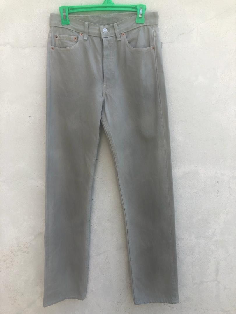 Vintage 80s 90s Levi’s 501 Made in Usa Grey Denim