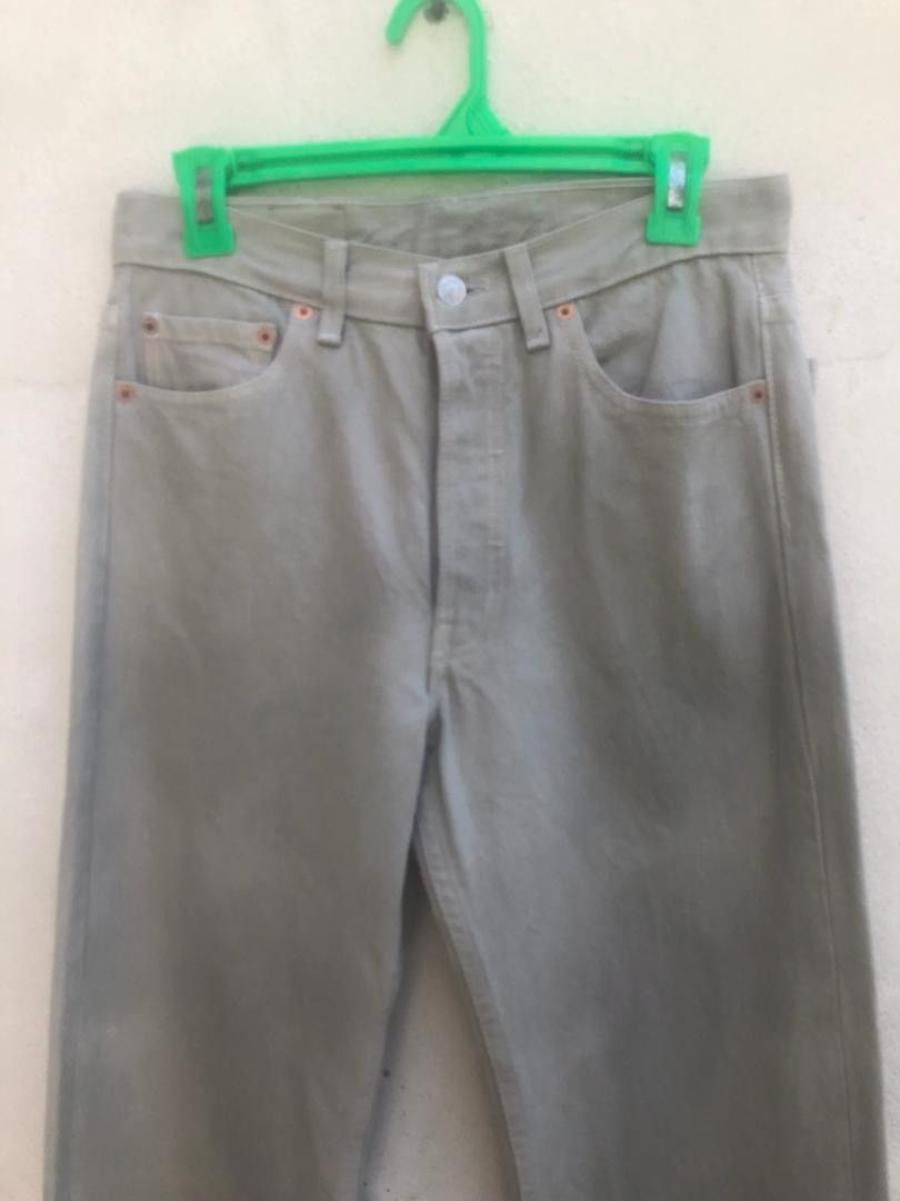 Vintage 80s 90s Levi’s 501 Made in Usa Grey Denim