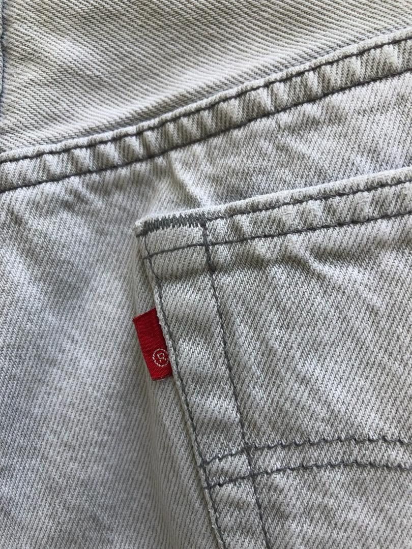 Levi's × Vintage 🔥The Iconic 80s Levi's 501 Usa Acid Wash Denim Jeans Size US 35 - 8 Thumbnail