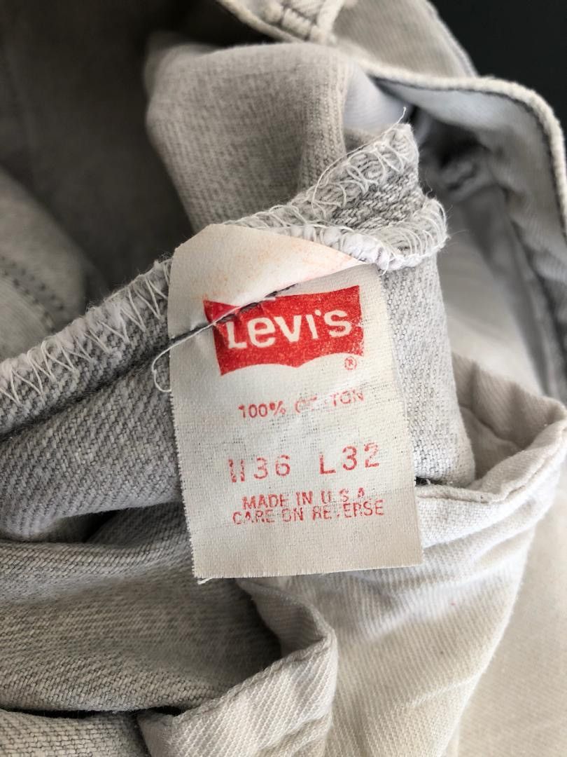 Levi's × Vintage 🔥The Iconic 80s Levi's 501 Usa Acid Wash Denim Jeans Size US 35 - 12 Thumbnail
