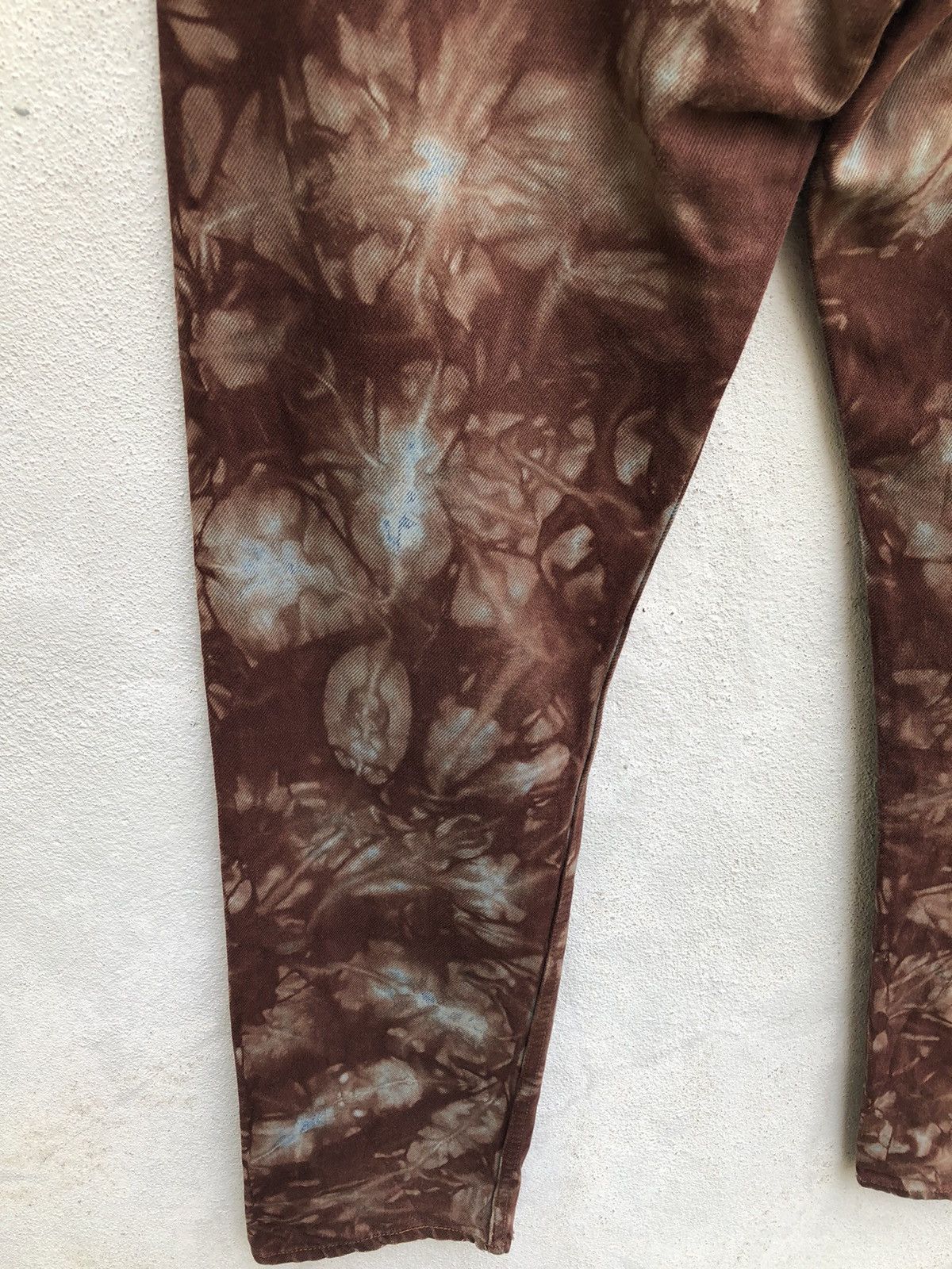 Levi's × Vintage Vintage 90s Levi’s 501 Made in Usa Tie Dye Denim Jeans Size US 29 - 13 Thumbnail
