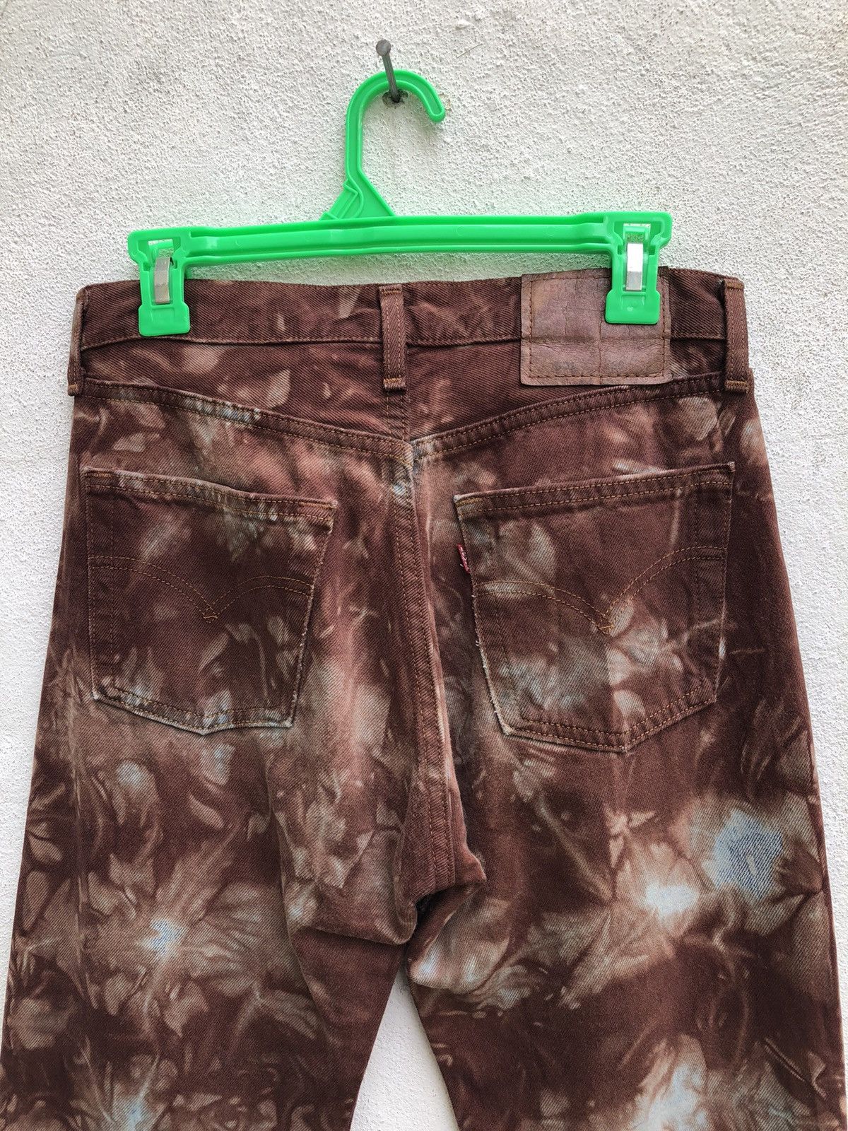 Levi's × Vintage Vintage 90s Levi’s 501 Made in Usa Tie Dye Denim Jeans Size US 29 - 10 Thumbnail
