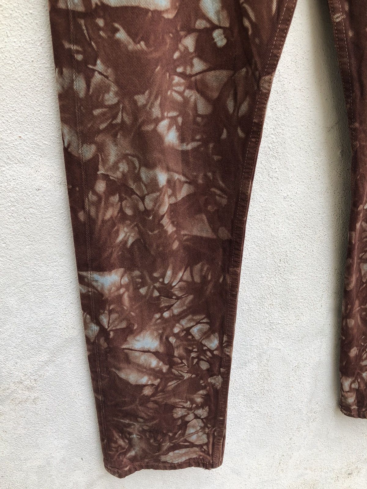 Levi's × Vintage Vintage 90s Levi’s 501 Made in Usa Tie Dye Denim Jeans Size US 29 - 5 Thumbnail