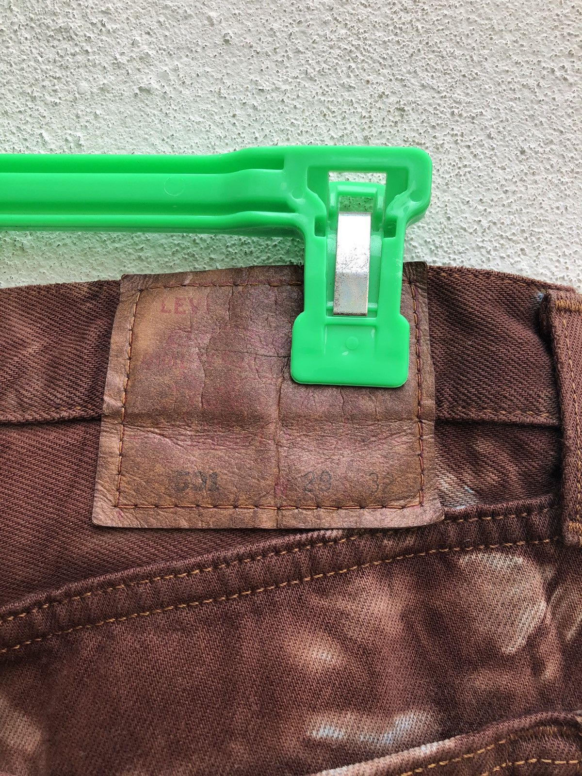 Levi's × Vintage Vintage 90s Levi’s 501 Made in Usa Tie Dye Denim Jeans Size US 29 - 11 Thumbnail