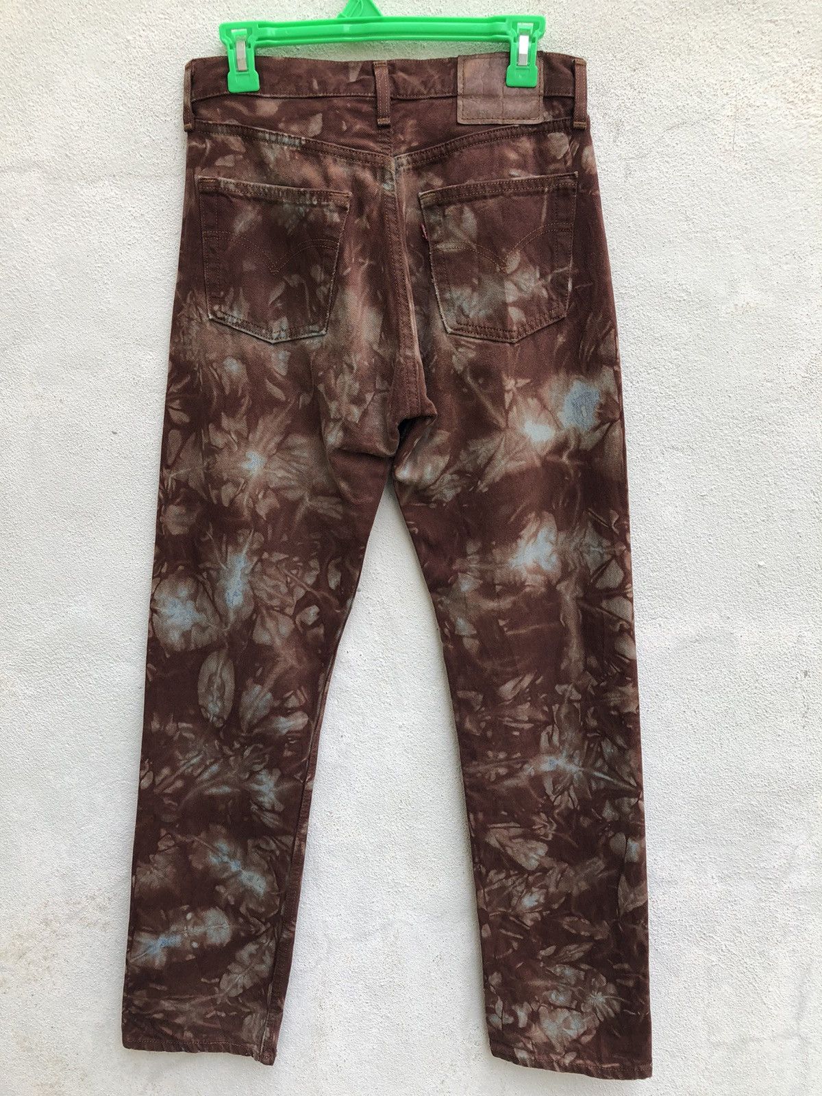 Levi's × Vintage Vintage 90s Levi’s 501 Made in Usa Tie Dye Denim Jeans Size US 29 - 9 Thumbnail