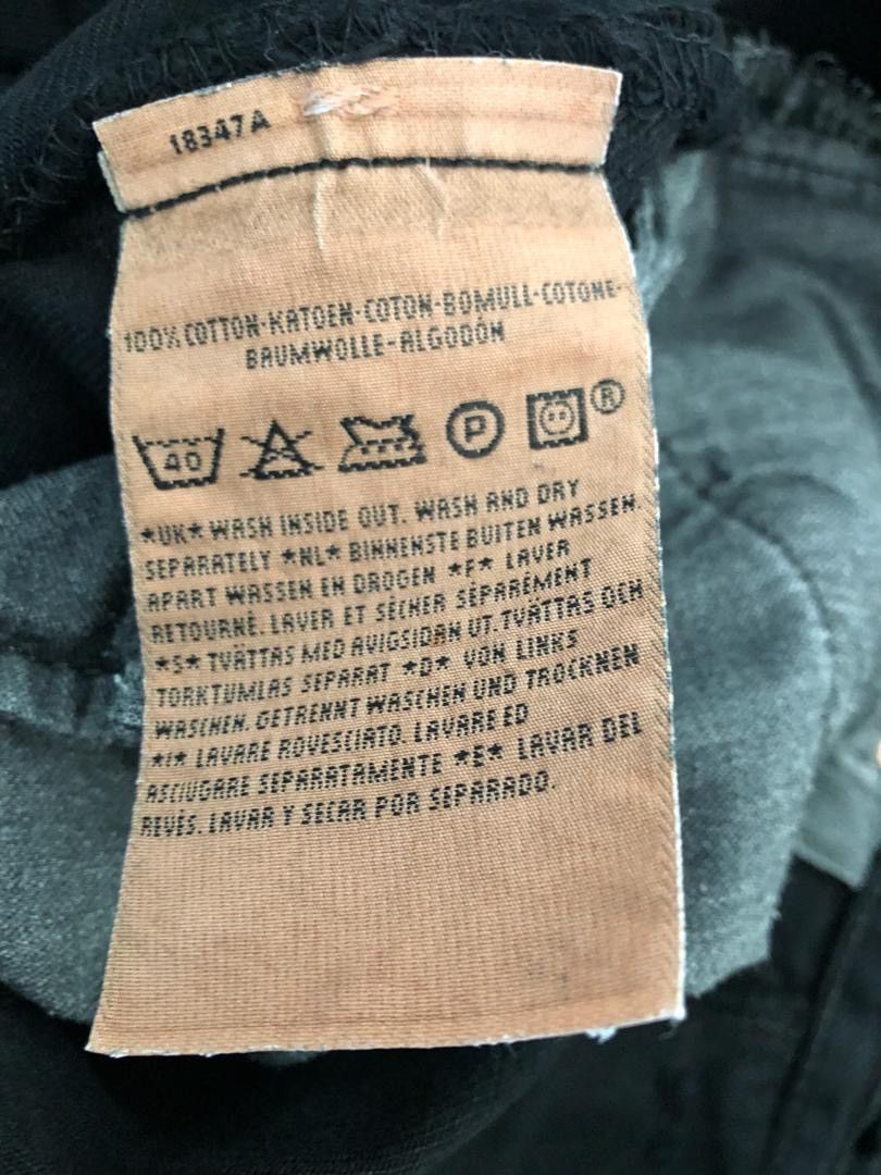 Levi's × Vintage Vtg 90s 501 Superblack Made in UK Denim Jeans Size US 34 / EU 50 - 8 Thumbnail
