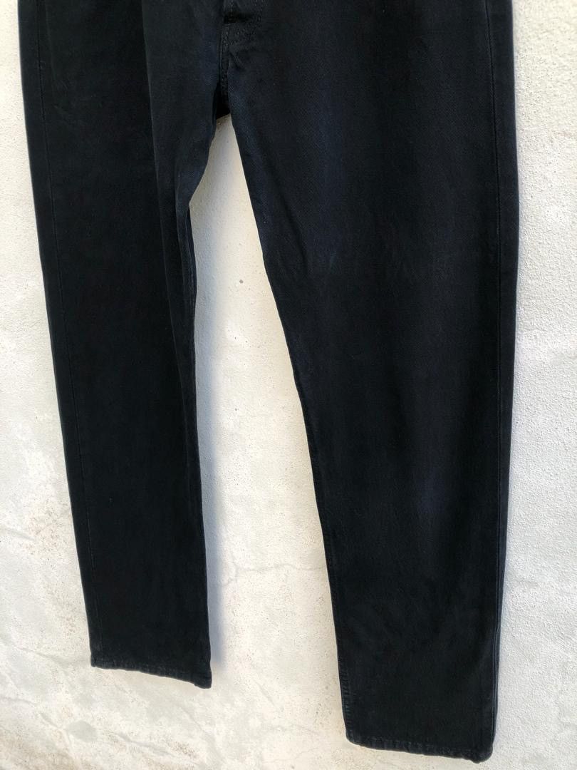 Levi's × Vintage Vtg 90s 501 Superblack Made in UK Denim Jeans Size US 34 / EU 50 - 4 Thumbnail
