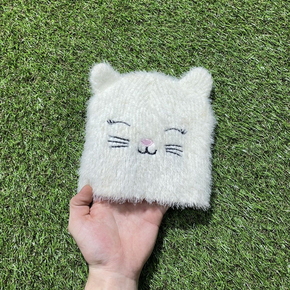Vintage Vintage 90s Fuzzy Cat Beanie Cute Kawaii Coquette Washed OS Size ONE SIZE - 5 Thumbnail