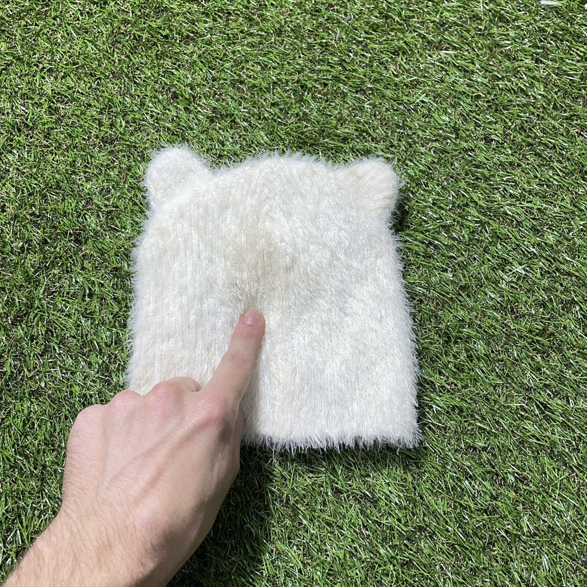 Vintage Vintage 90s Fuzzy Cat Beanie Cute Kawaii Coquette Washed OS Size ONE SIZE - 7 Thumbnail