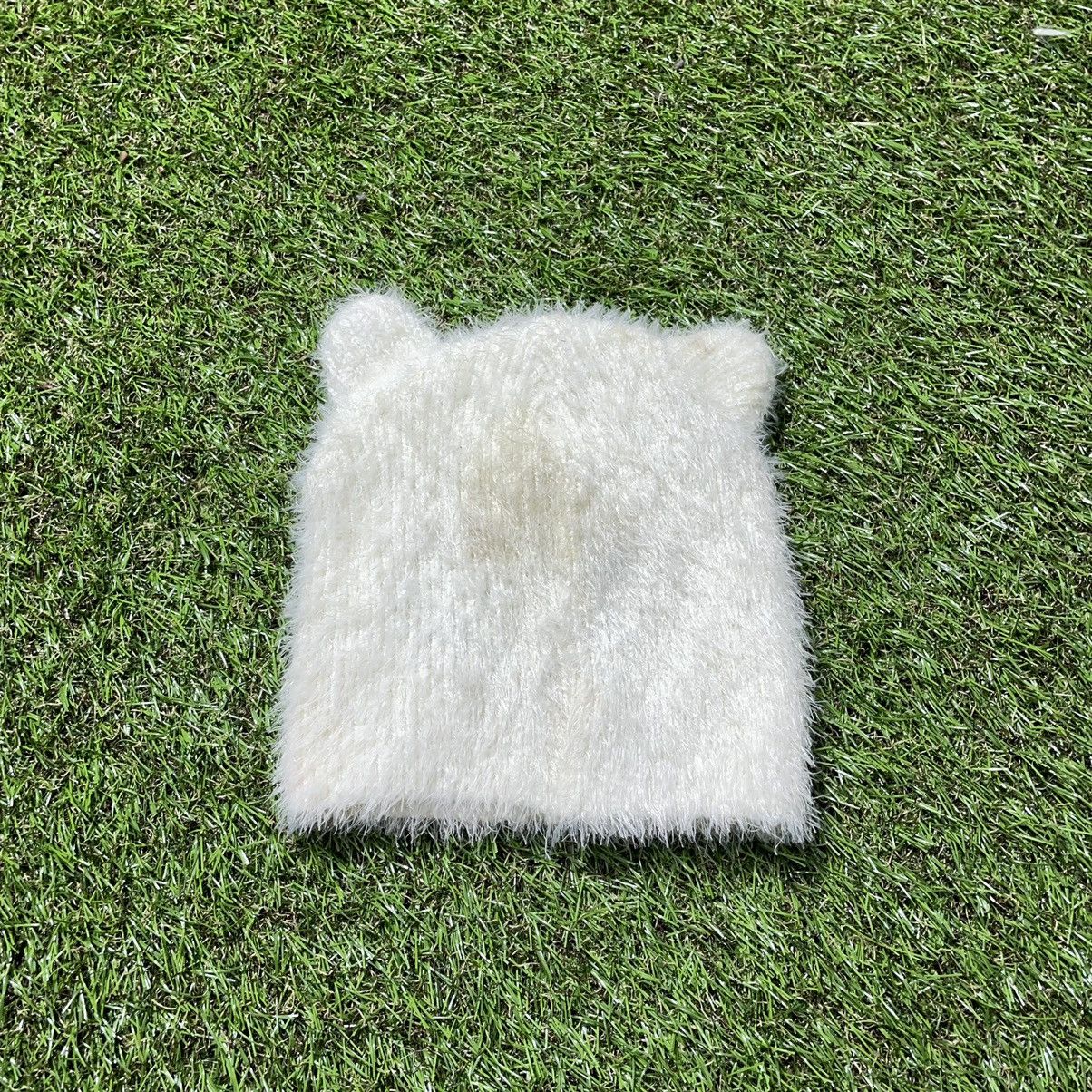 Vintage Vintage 90s Fuzzy Cat Beanie Cute Kawaii Coquette Washed OS Size ONE SIZE - 6 Thumbnail