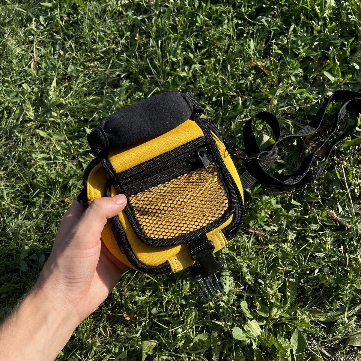 Vintage Vintage Y2K Tactical Crossbody Bag Yellow Black Punk Drip OS Size ONE SIZE - 8 Thumbnail