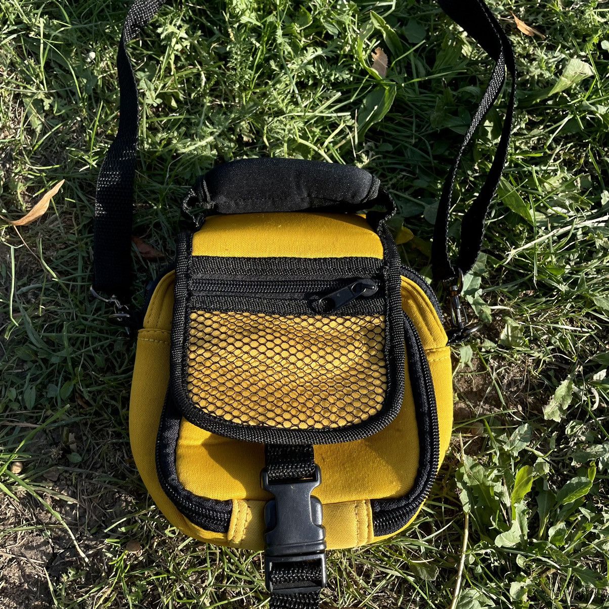 Vintage Vintage Y2K Tactical Crossbody Bag Yellow Black Punk Drip OS Size ONE SIZE - 2 Thumbnail