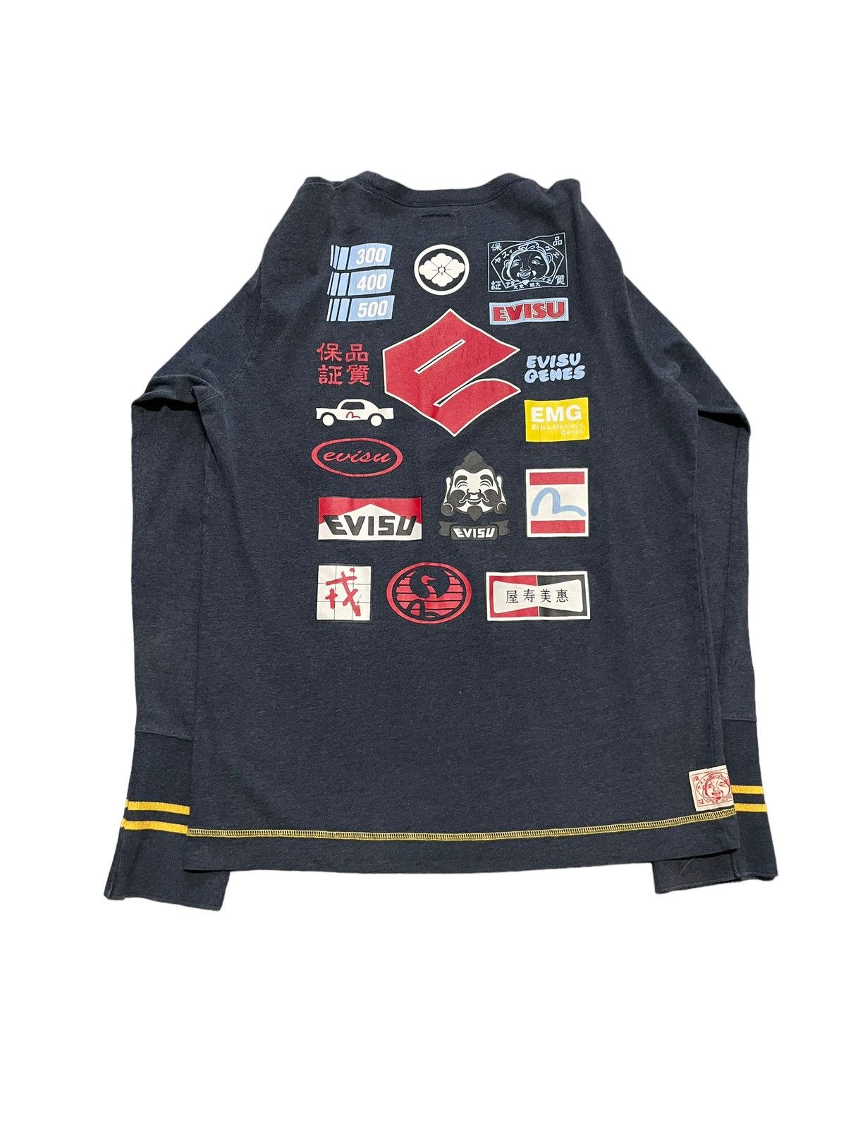 Evisu Y2K vintage Evisu long sleeve Evisuzuki Streetwear rare hype Size US XL / EU 56 / 4 - 3 Thumbnail