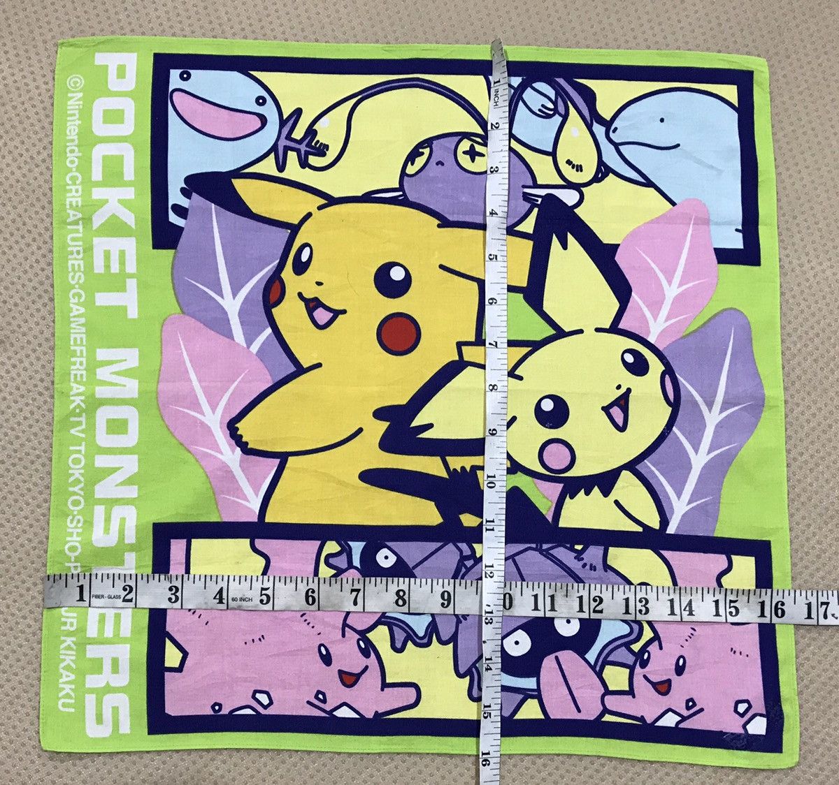 Cartoon Network × Japanese Brand × Pokemon pokemon bandana handkerchief pocket square Size ONE SIZE - 6 Thumbnail
