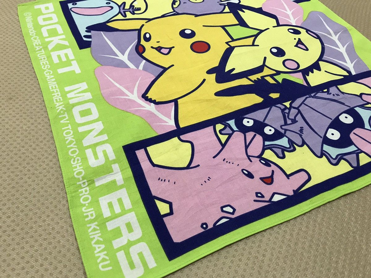 Cartoon Network × Japanese Brand × Pokemon pokemon bandana handkerchief pocket square Size ONE SIZE - 3 Thumbnail
