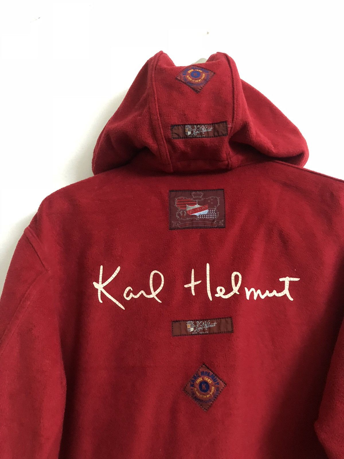 Japanese Brand RARE!!! Vintage Karl Helmut Reversible Hoodie Jacket Size US L / EU 52-54 / 3 - 9 Thumbnail