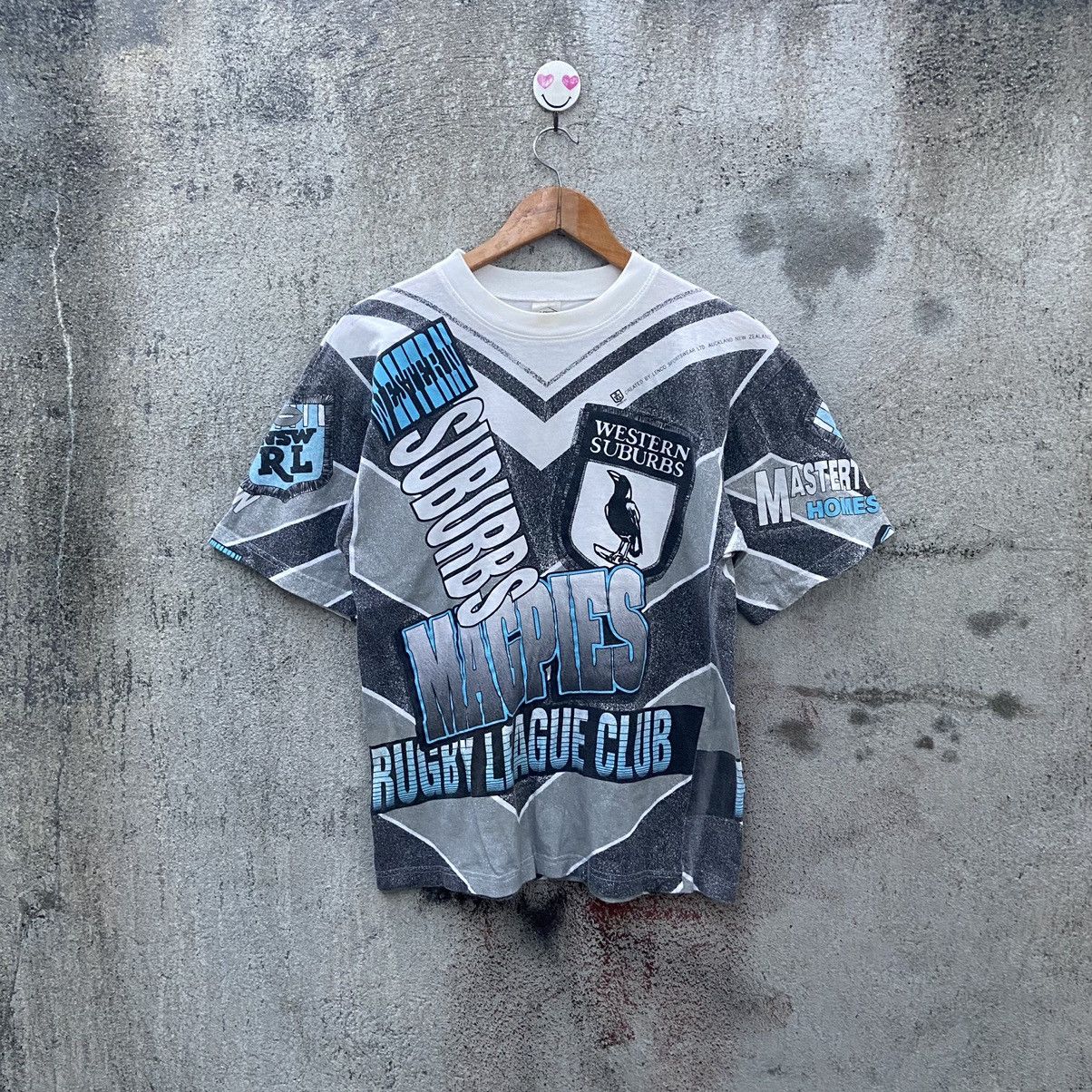 Vintage Vintage western suburbs magpies tshirt AOP Size US M / EU 48-50 / 2 - 1 Thumbnail