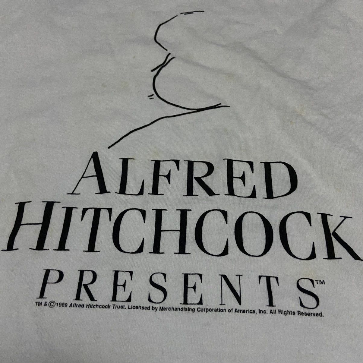 Vintage Vintage 80s alfred hitchcock tshirt filmmaker Size US M / EU 48-50 / 2 - 2 Thumbnail