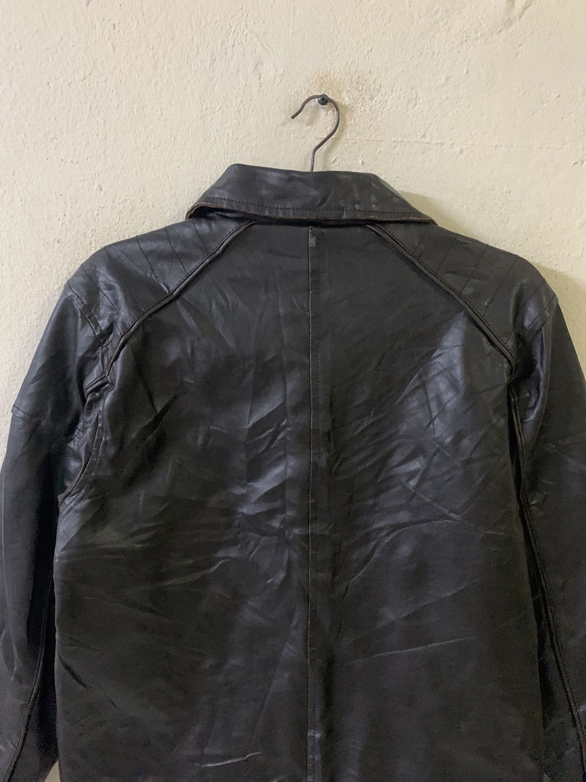 Japanese Brand Real Crush Clothing Leather Jacket Size US S / EU 44-46 / 1 - 8 Thumbnail