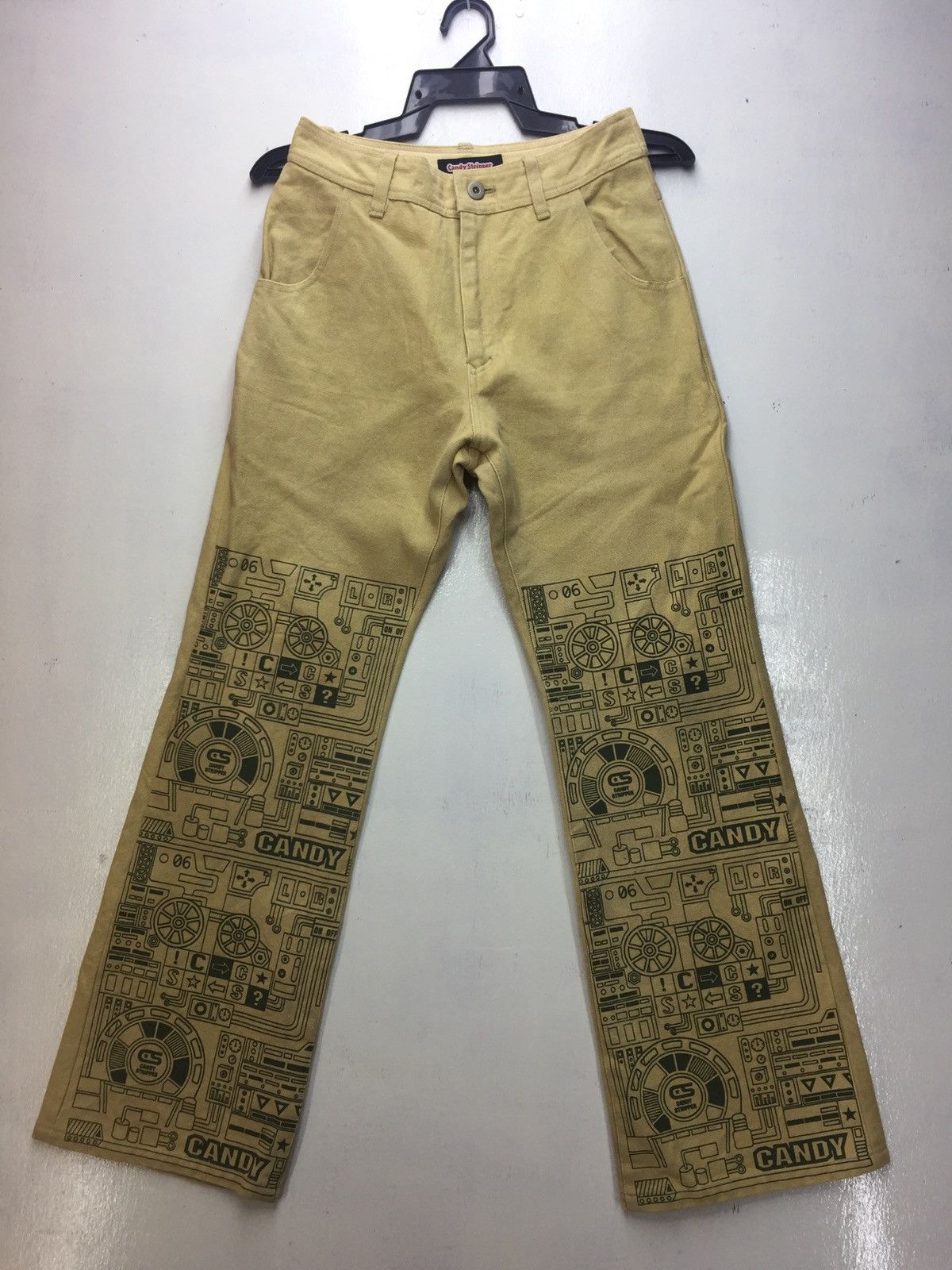 Japanese Brand Candy Stripper Pop Art Hysteric Glamour Inspired Flare Pants Size US 28 / EU 44 - 1 Thumbnail