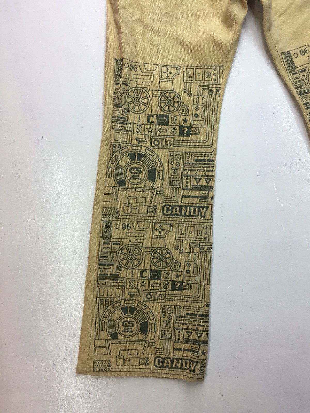 Japanese Brand Candy Stripper Pop Art Hysteric Glamour Inspired Flare Pants Size US 28 / EU 44 - 4 Thumbnail
