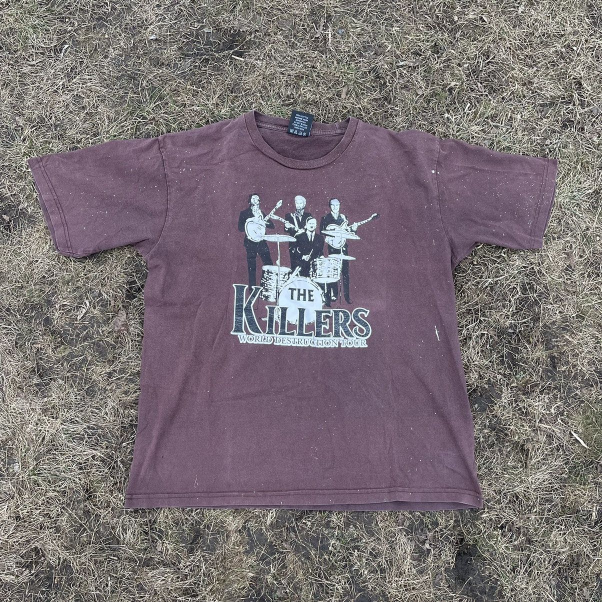 Vintage Vintage 90s The Killers Band Graphic Tee Sun Faded Grunge L Size US L / EU 52-54 / 3 - 1 Thumbnail